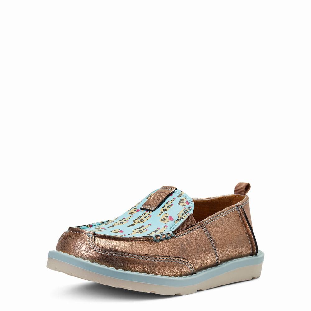 Ariat Lil\' Stompers Piper Cruiser Western Stövlar Barn Turkos | 603-YIWFPK