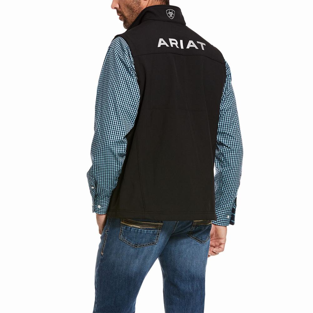 Ariat Logo 2.0 Softshell Jacka Herr Svarta | 673-HCKUWA