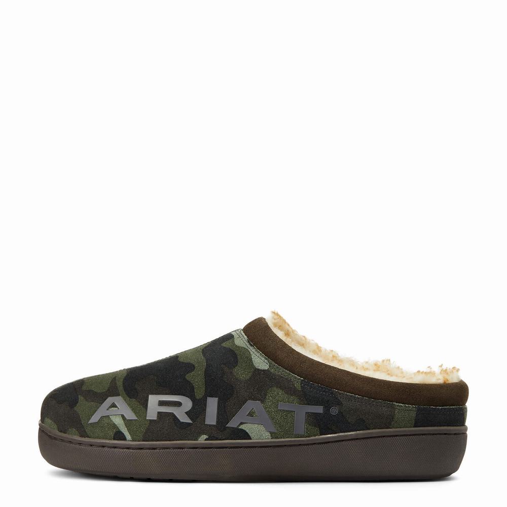 Ariat Logo Back Tofflor Herr Camo | 381-FPLKQT