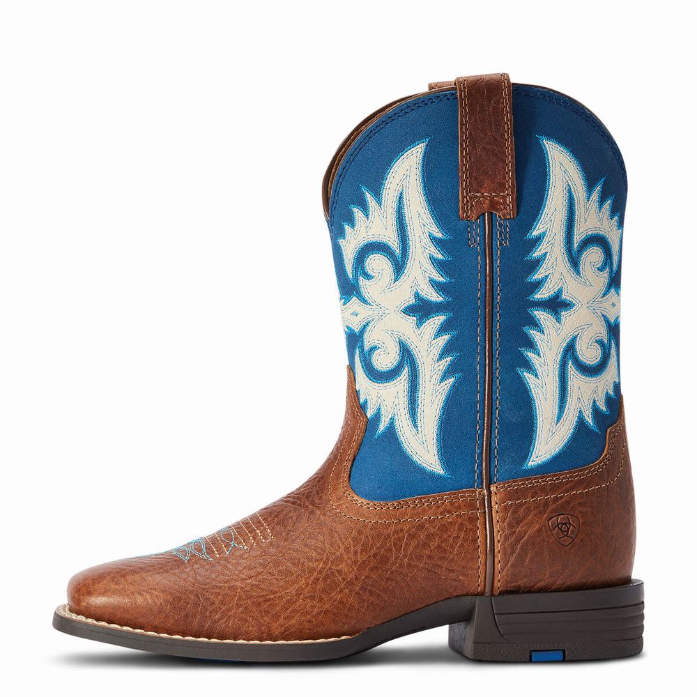 Ariat Lonestar Western Stövlar Barn Röda | 826-FBNMOV