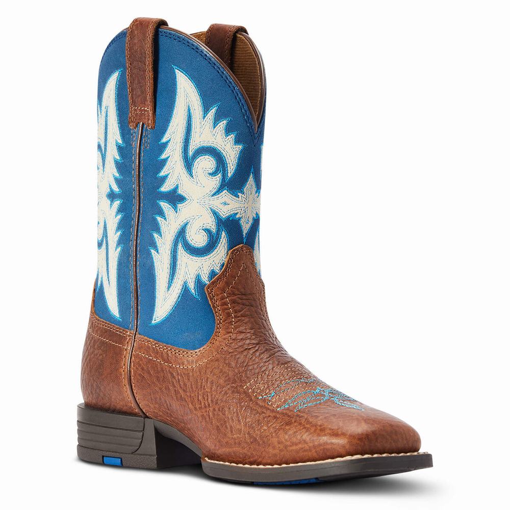 Ariat Lonestar Western Stövlar Barn Röda | 826-FBNMOV