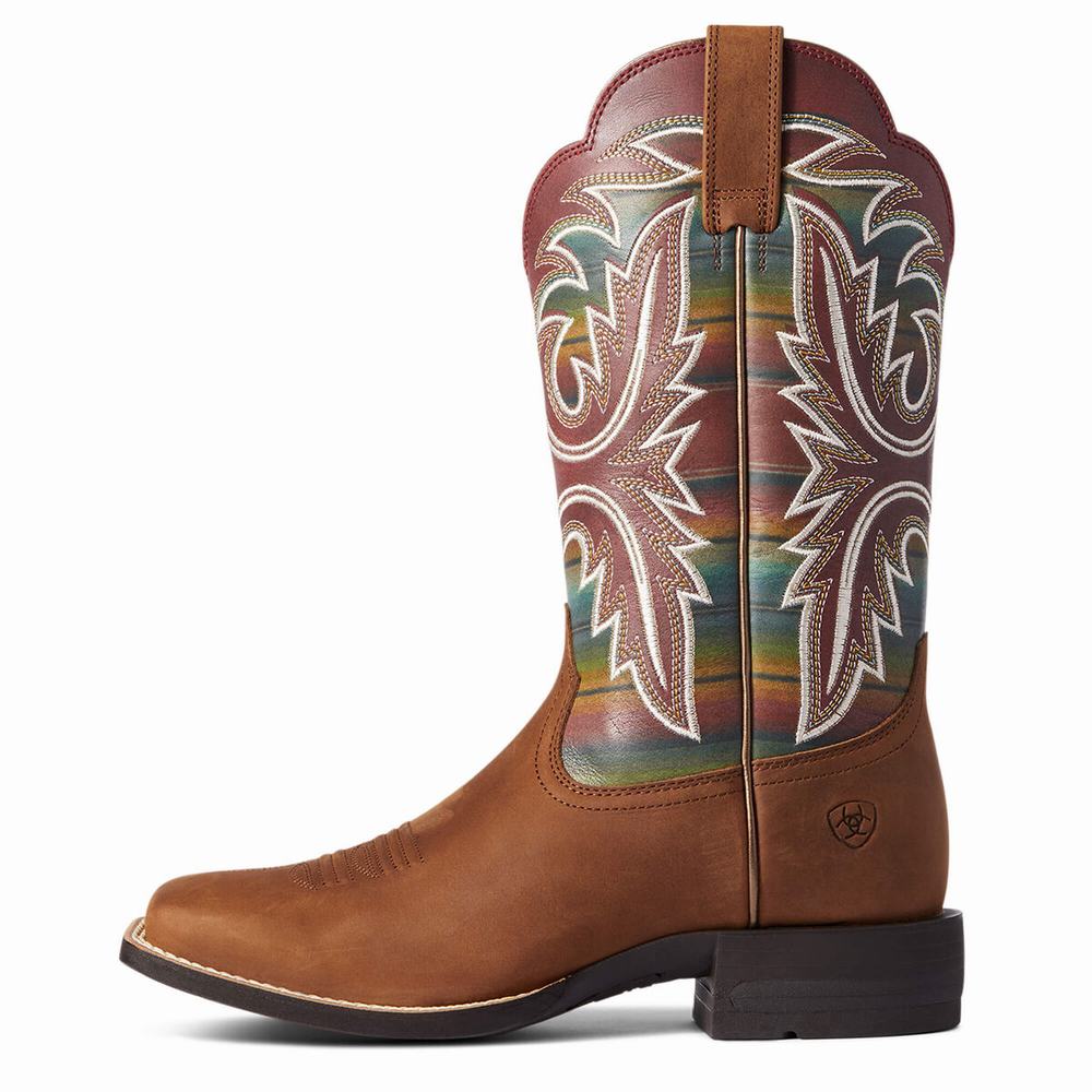 Ariat Lonestar Western Stövlar Dam Bruna | 760-LHBFQC