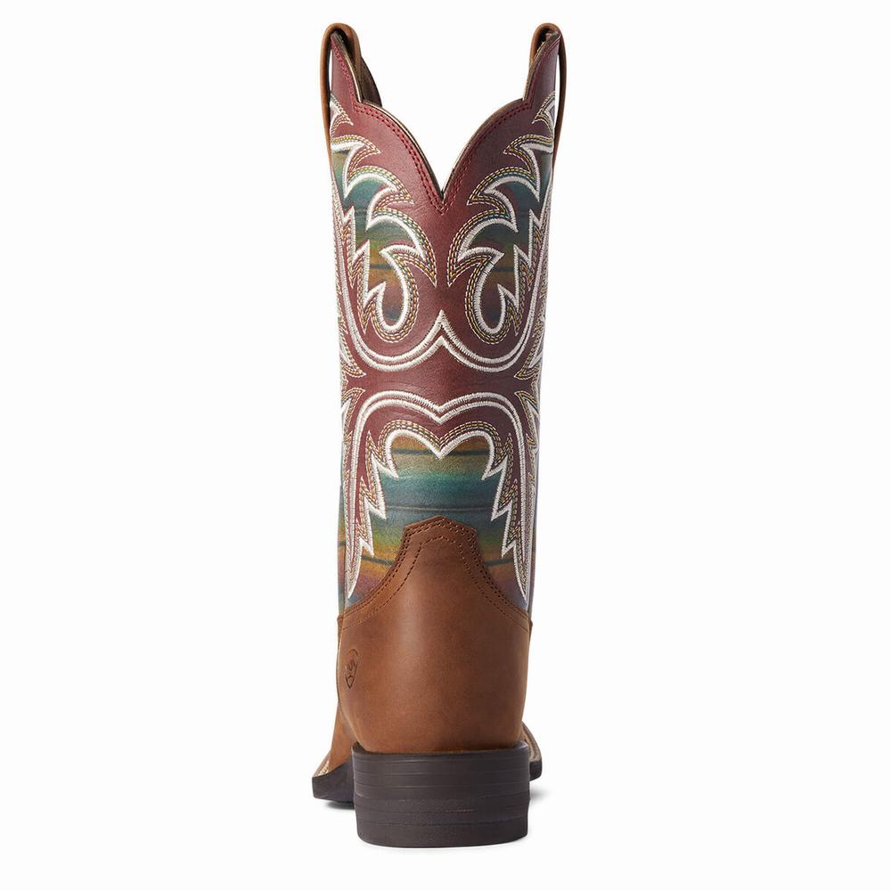 Ariat Lonestar Western Stövlar Dam Bruna | 760-LHBFQC