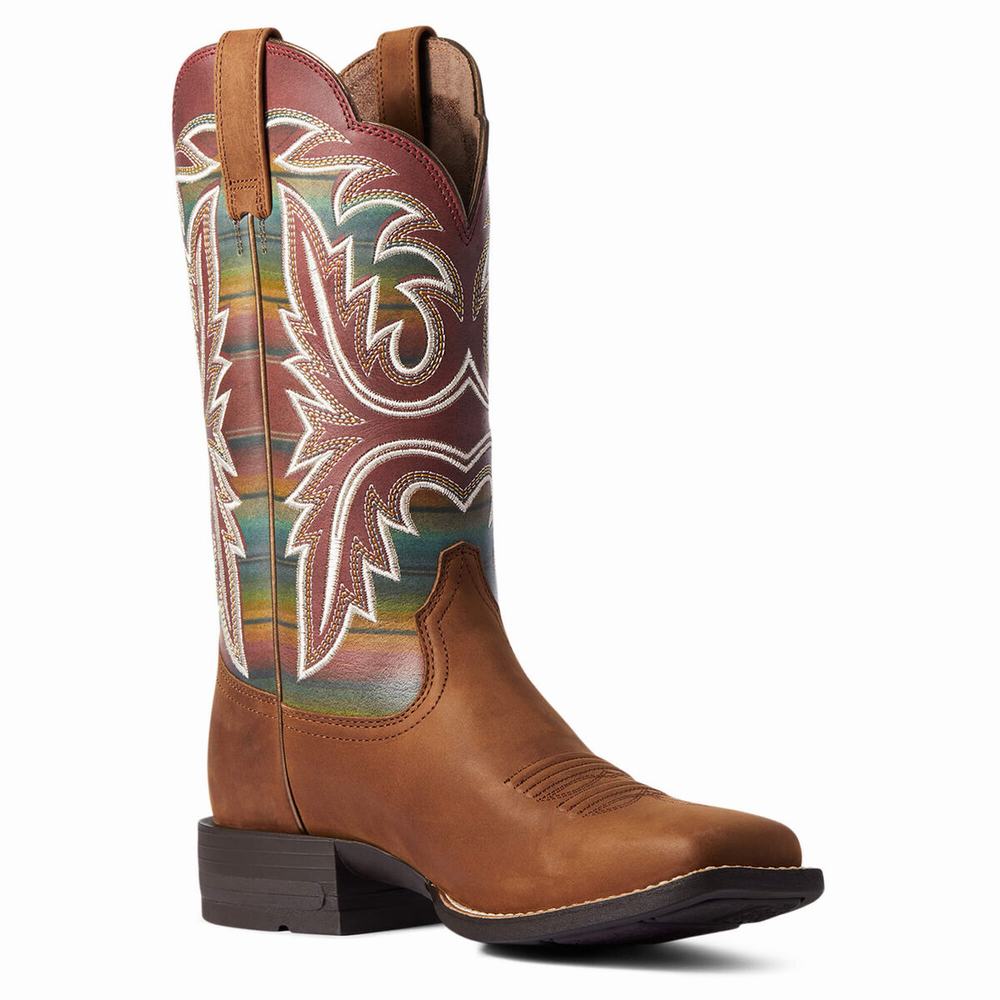 Ariat Lonestar Western Stövlar Dam Bruna | 760-LHBFQC