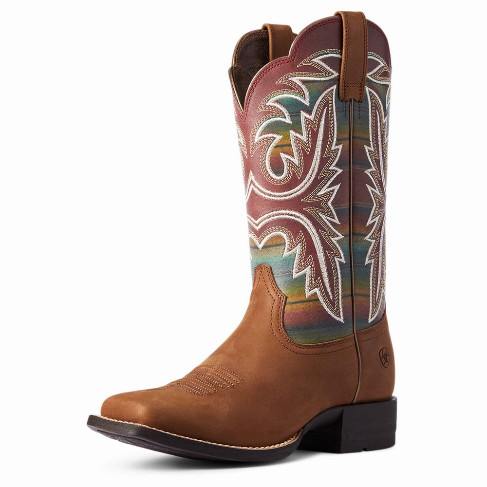 Ariat Lonestar Western Stövlar Dam Bruna | 760-LHBFQC