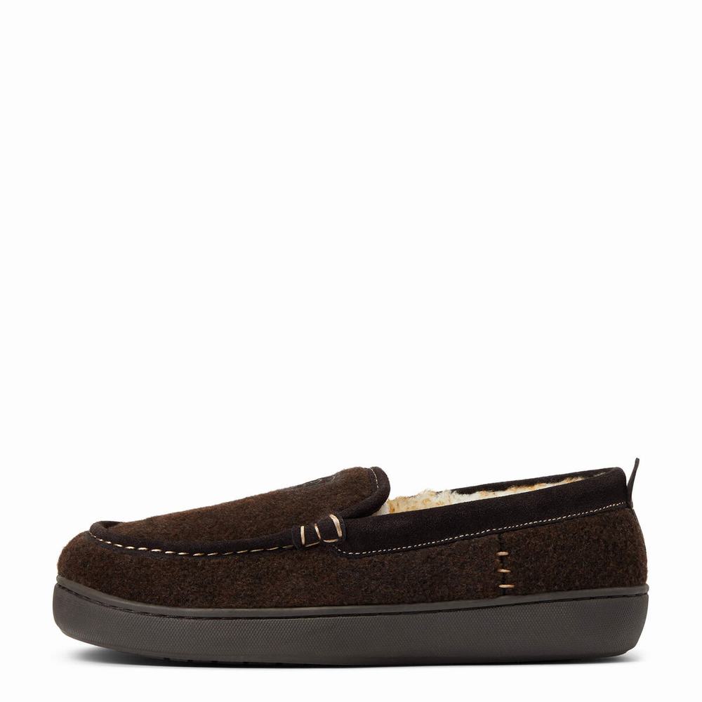 Ariat Lost Lake Moccasin Tofflor Herr Choklad | 093-NVSEOF