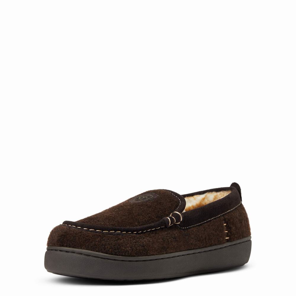 Ariat Lost Lake Moccasin Tofflor Herr Choklad | 093-NVSEOF