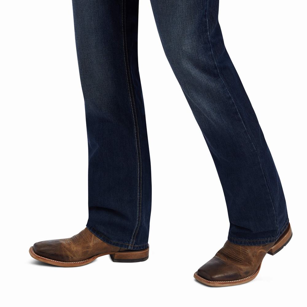 Ariat M2 Traditional Relaxed 3D Garby Cut Straight Jeans Herr Olika Färger | 029-PSQNFH