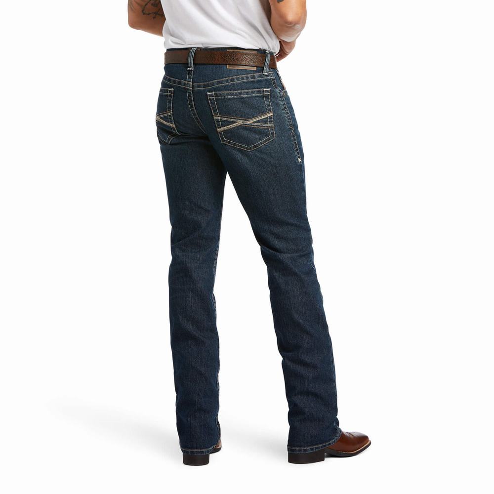 Ariat M2 Traditional Relaxed Stretch Gage Stackable Cut Straight Jeans Herr Olika Färger | 821-IOLTWD