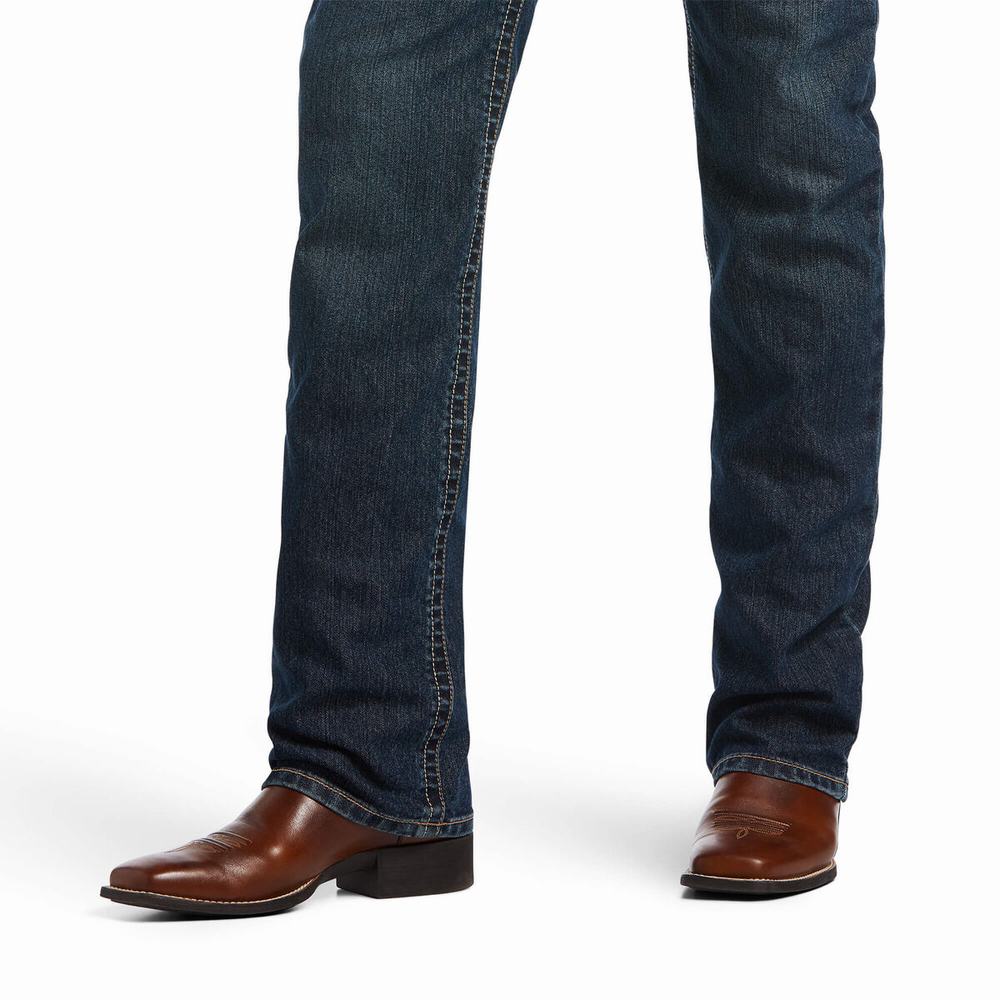 Ariat M2 Traditional Relaxed Stretch Gage Stackable Cut Straight Jeans Herr Olika Färger | 821-IOLTWD