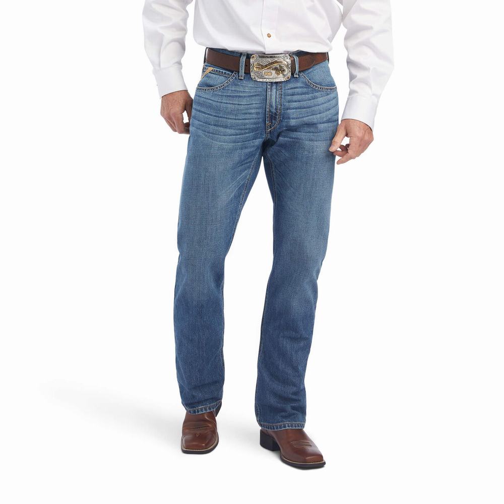 Ariat M4 Relaxed Landry Straight Jeans Herr Olika Färger | 430-OCDTFQ