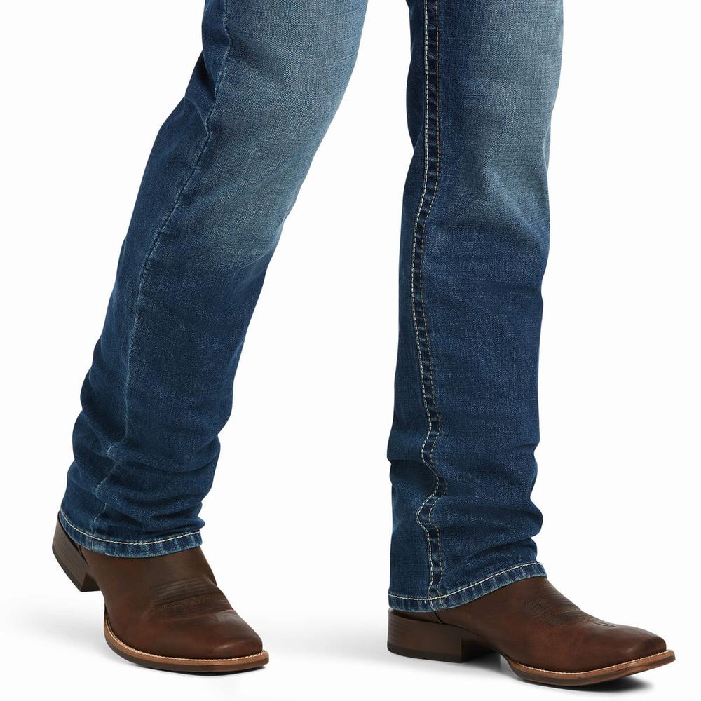 Ariat M4 Relaxed Stretch Marshall Straight Jeans Herr Olika Färger | 256-LXOJPC