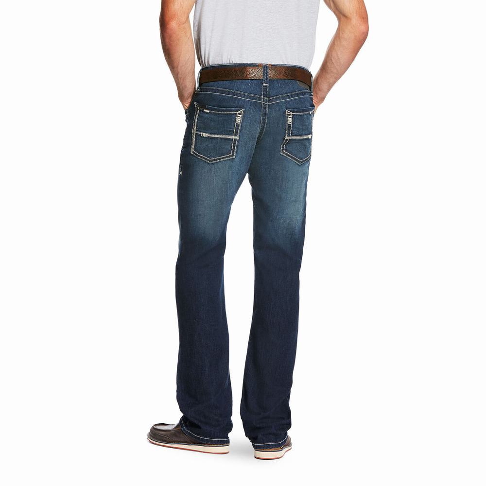 Ariat M5 Slim Cooper TekStretch Straight Jeans Herr Mörkgrå | 124-JOXYKW