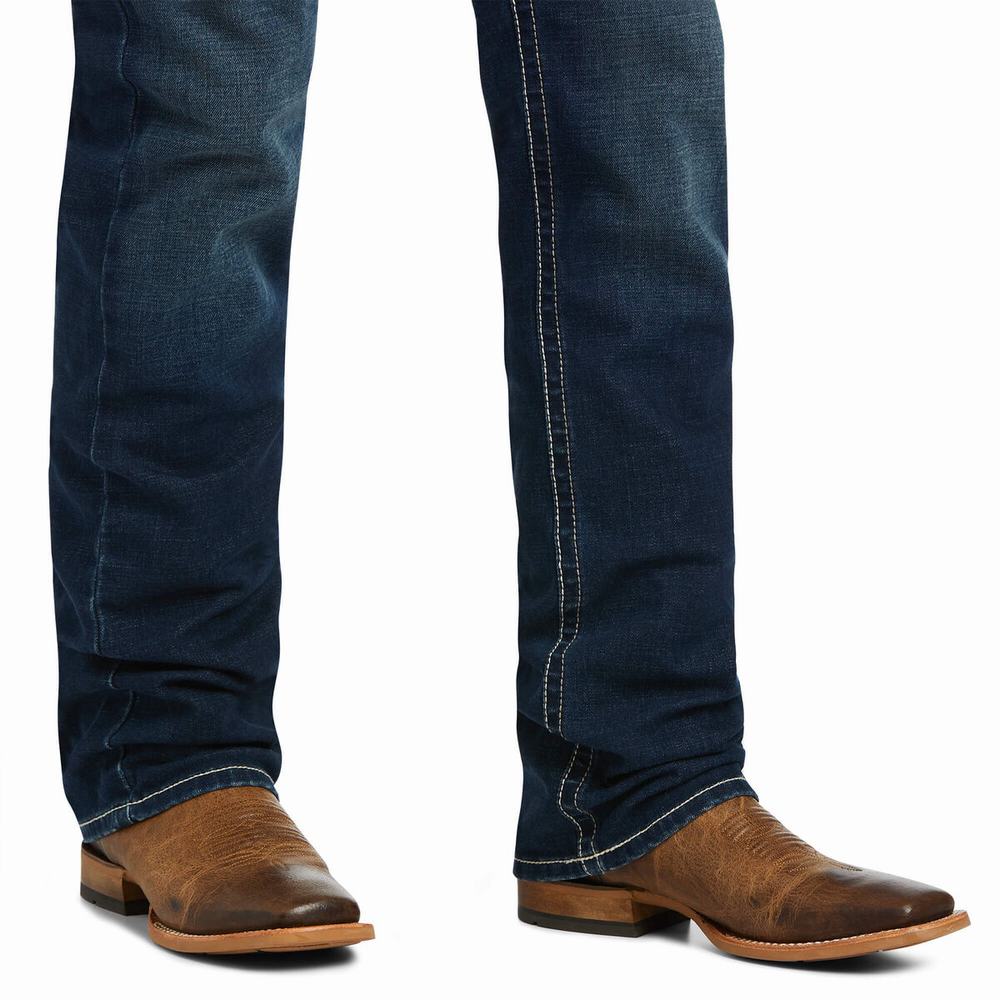 Ariat M5 Stretch Remming Straight Jeans Herr Olika Färger | 837-DLQYFE