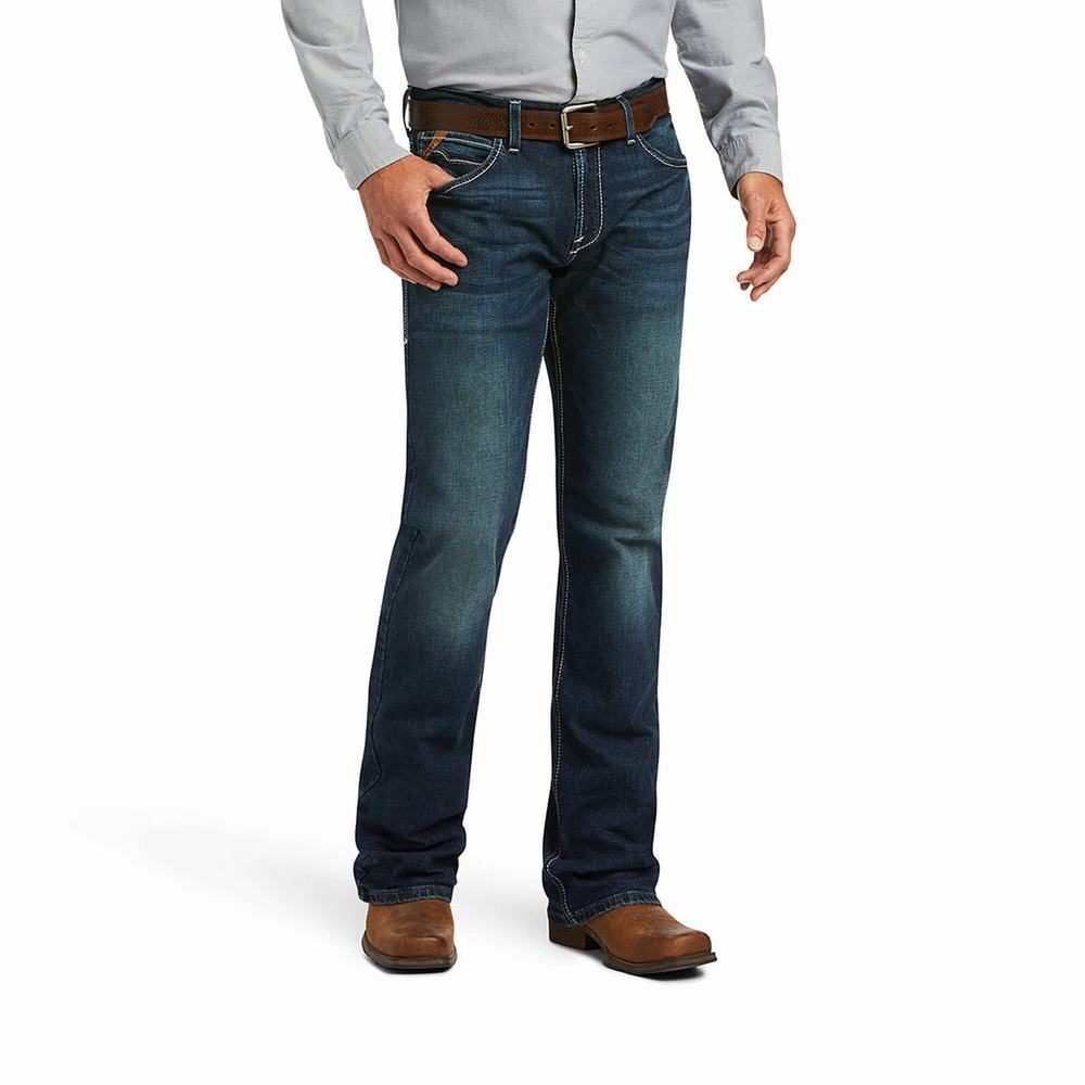 Ariat M7 Slim TekStretch Marcello Straight Jeans Herr Olika Färger | 814-SGHZUK