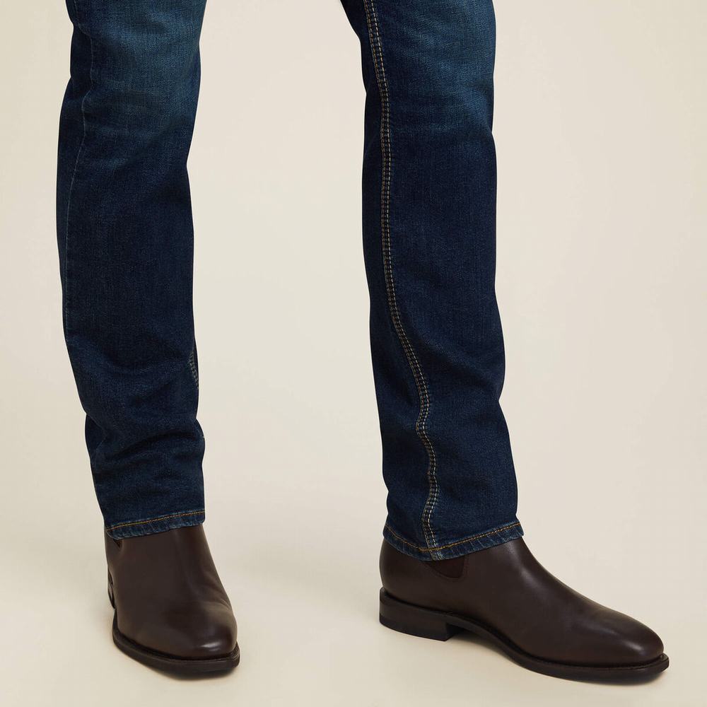 Ariat M8 Modern TekStretch Brawley Straight Jeans Herr Olika Färger | 368-CPXBQU