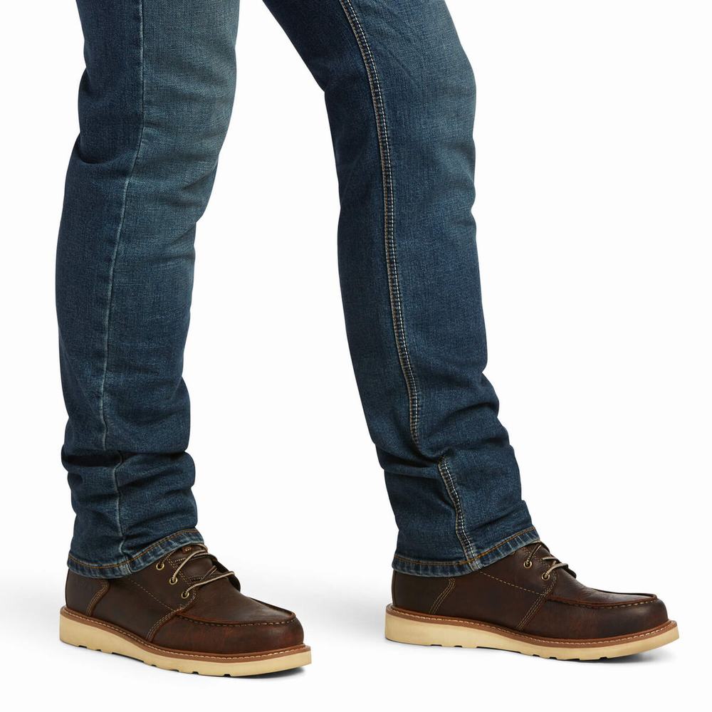 Ariat M8 Modern TekStretch Sebastian Straight Jeans Herr Olika Färger | 837-TALGCJ