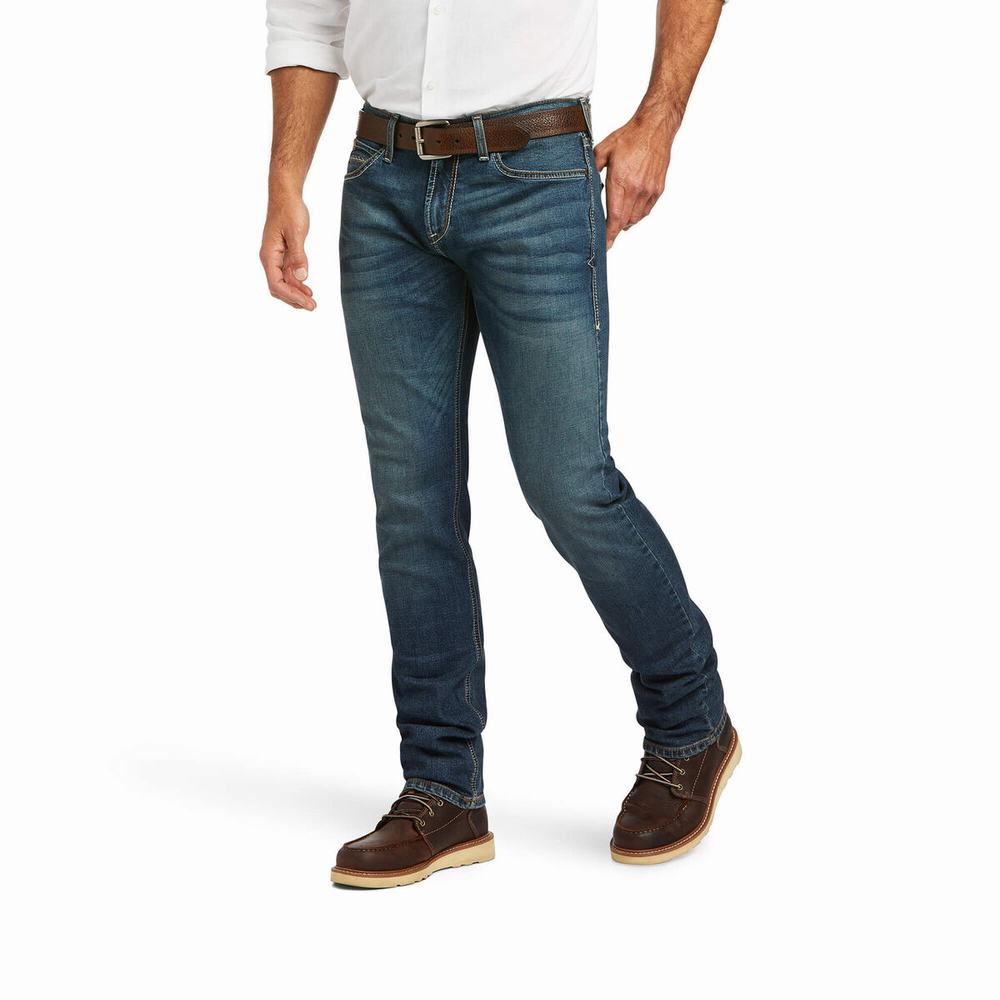 Ariat M8 Modern TekStretch Sebastian Straight Jeans Herr Olika Färger | 837-TALGCJ