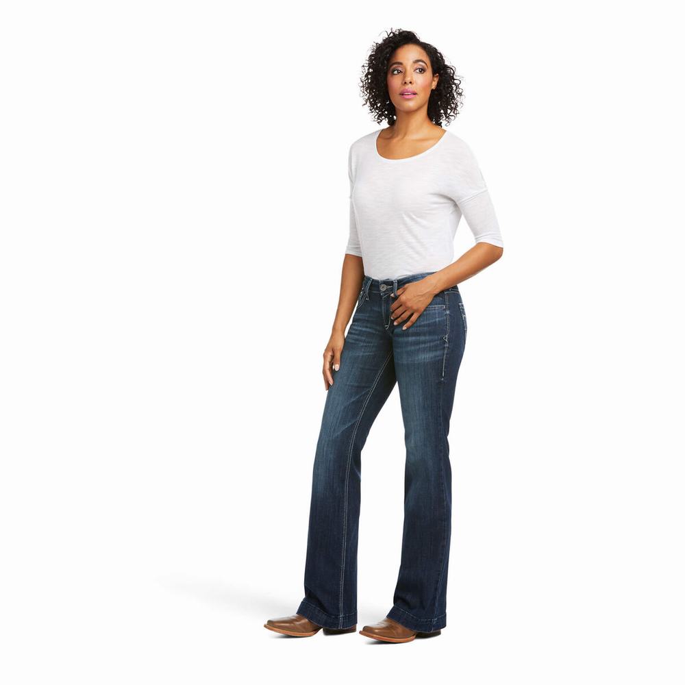 Ariat Mid Rise Melanie Skinny Jeans Dam Olika Färger | 736-PCEIMX