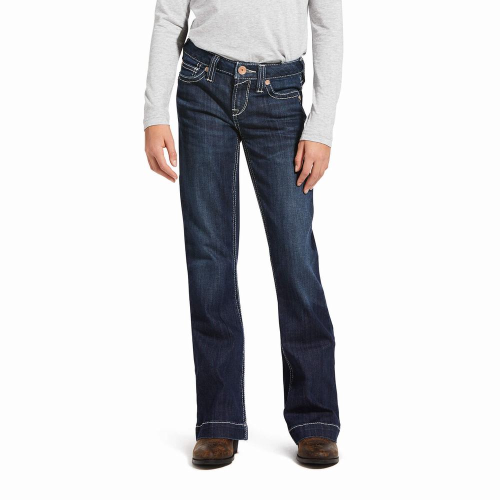 Ariat Mid Rise Stretch Ella Skinny Jeans Barn Olika Färger | 136-XWQOVU