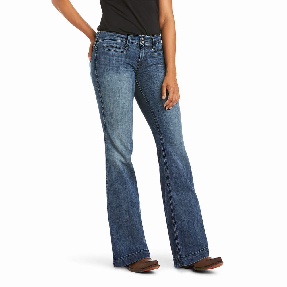 Ariat Mid Rise Stretch Outseam Ella Skinny Jeans Dam Olika Färger | 798-ZDFGQV