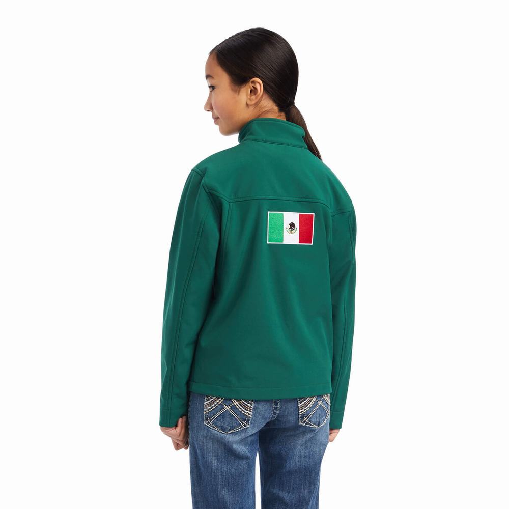 Ariat New Team Softshell MEXICO Jacka Barn Olika Färger | 695-GYCXOJ