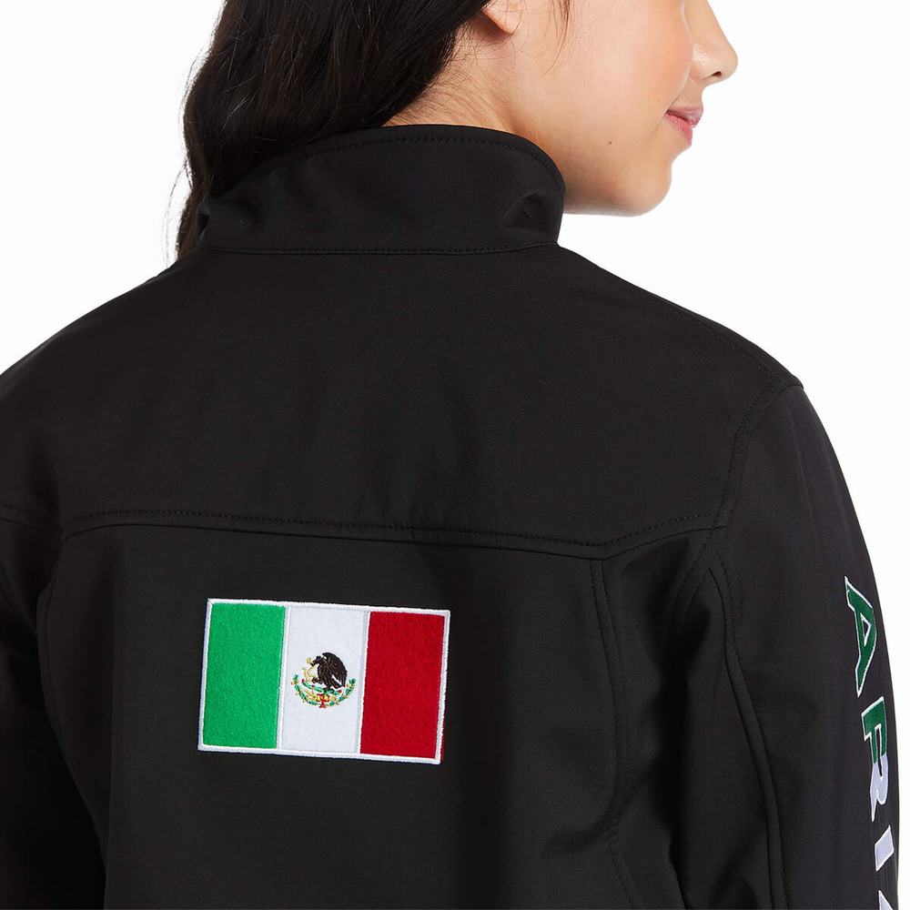 Ariat New Team Softshell MEXICO Ridbyxor Barn Svarta | 765-ABNGYD