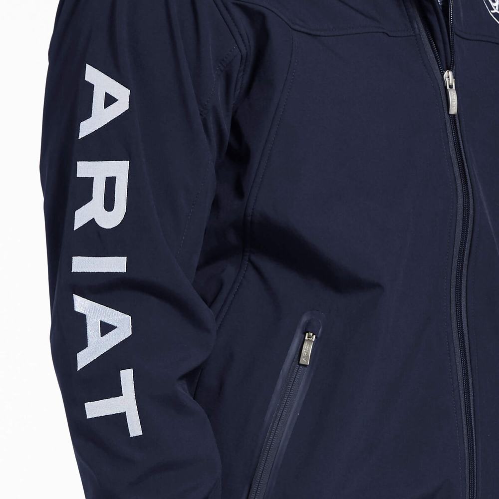 Ariat New Team Softshell Ridbyxor Herr Marinblå | 349-XUOCZD