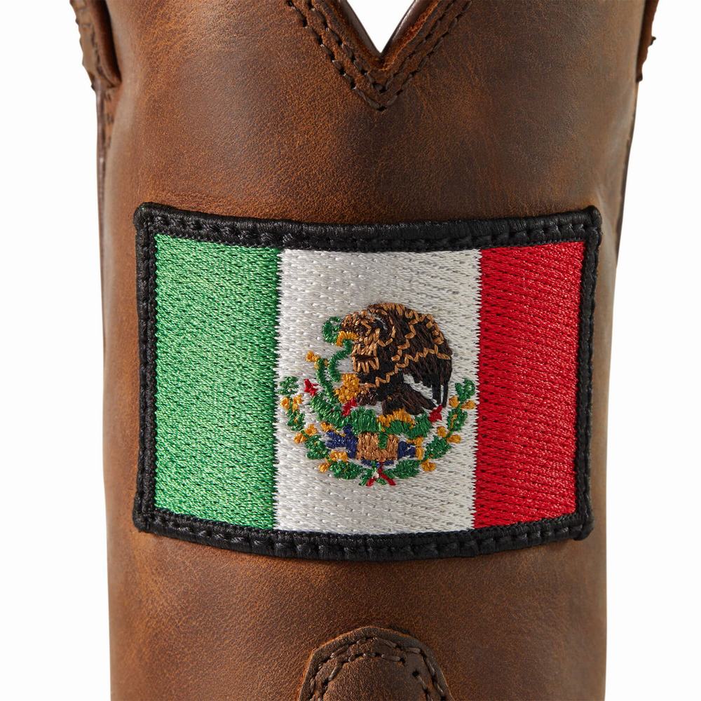 Ariat Orgullo Mexicano II Western Stövlar Barn Bruna | 137-HOUPNW