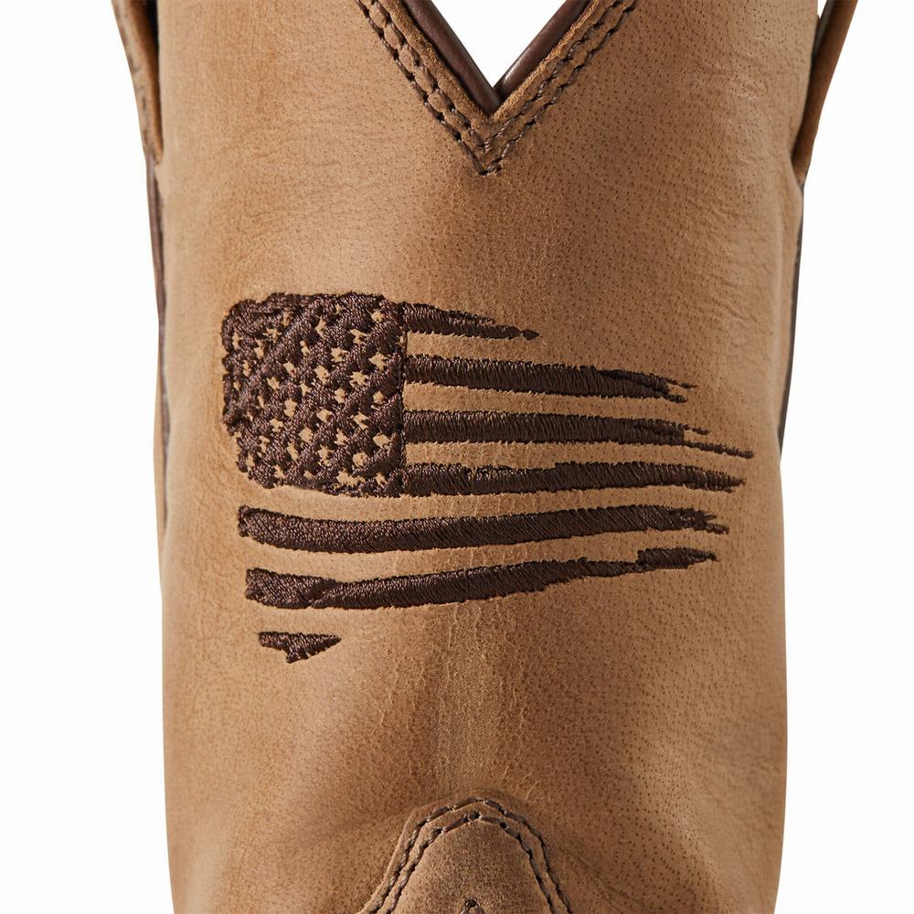 Ariat Patriot II Western Stövlar Barn Bruna | 248-UTJESW