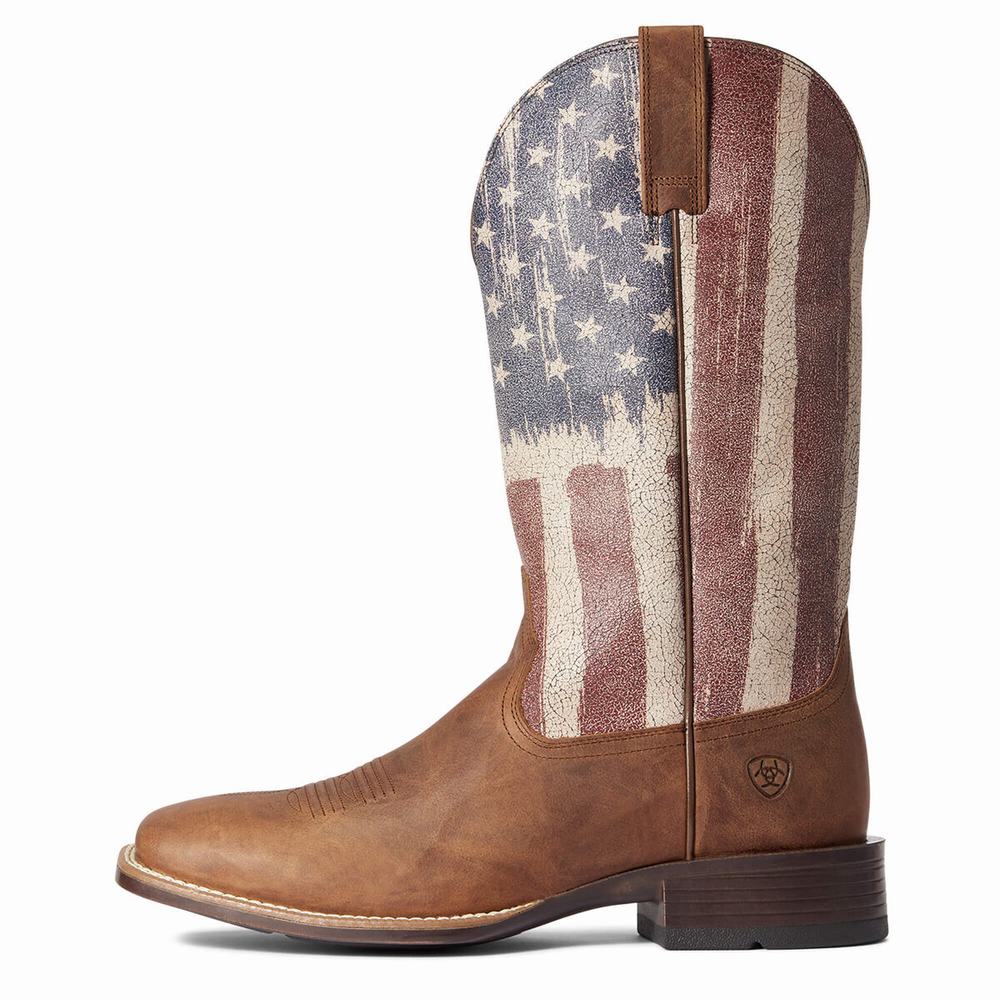 Ariat Patriot Ultra Western Stövlar Herr Olika Färger | 642-ODJSAE