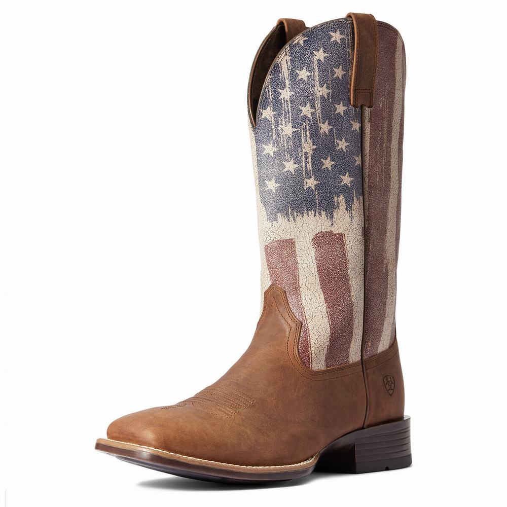 Ariat Patriot Ultra Western Stövlar Herr Olika Färger | 642-ODJSAE