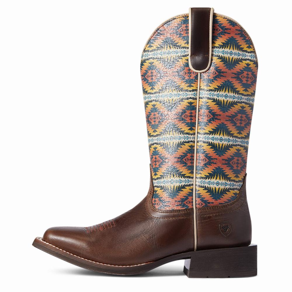 Ariat Pendleton Circuit Savanna Western Stövlar Dam Olika Färger | 625-XWBMTL