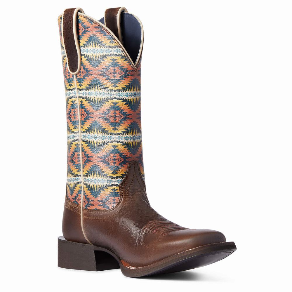 Ariat Pendleton Circuit Savanna Western Stövlar Dam Olika Färger | 625-XWBMTL