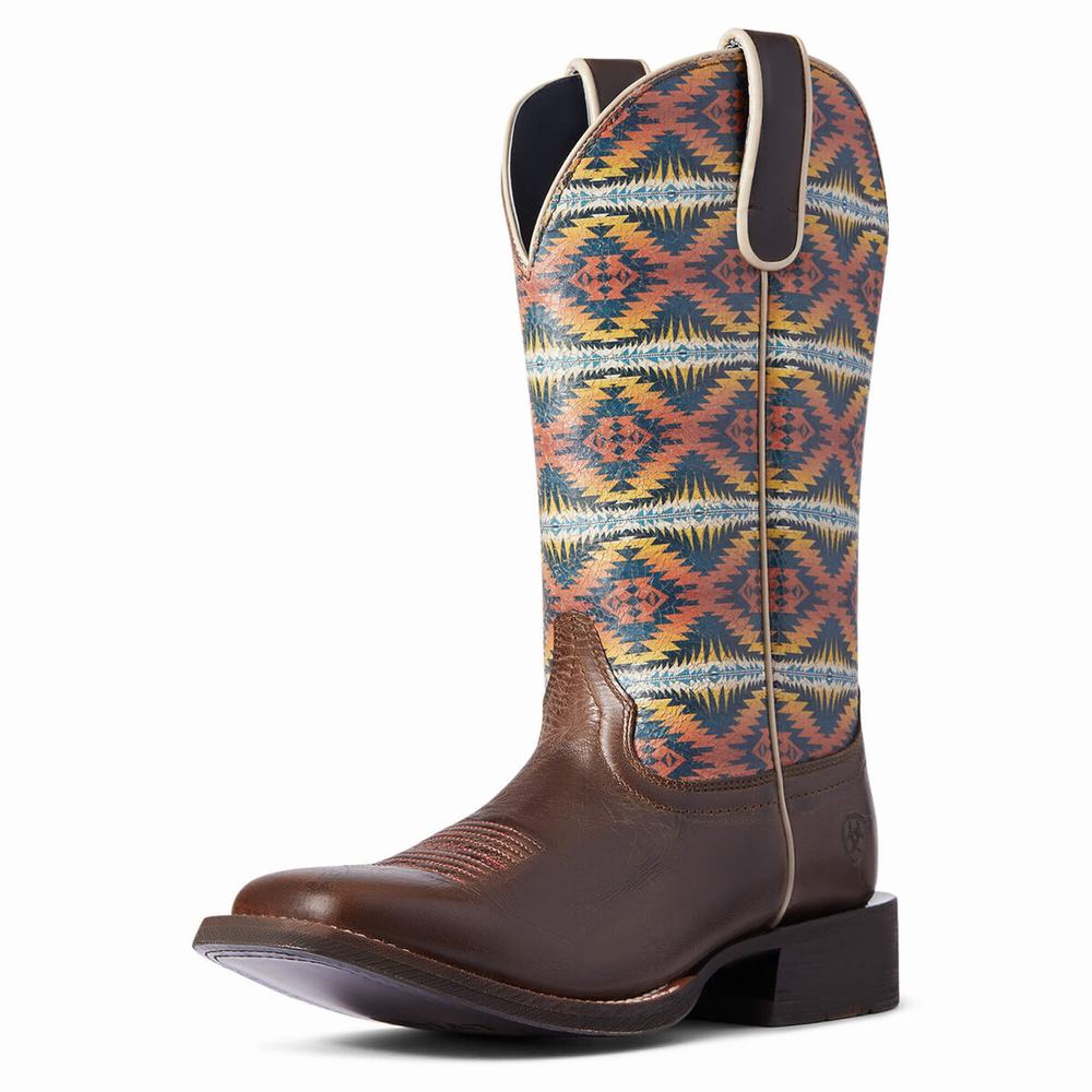 Ariat Pendleton Circuit Savanna Western Stövlar Dam Olika Färger | 625-XWBMTL