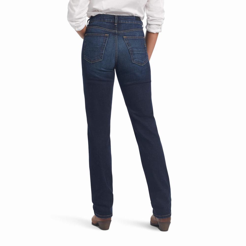 Ariat Premium High Rise Stretch Straight Jeans Dam Olika Färger | 419-APMDUW