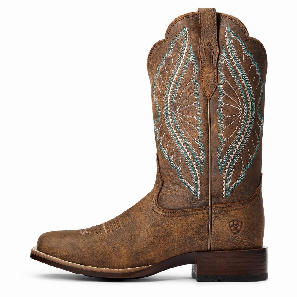 Ariat PrimeTime Western Stövlar Dam Bruna | 968-MGIBRQ