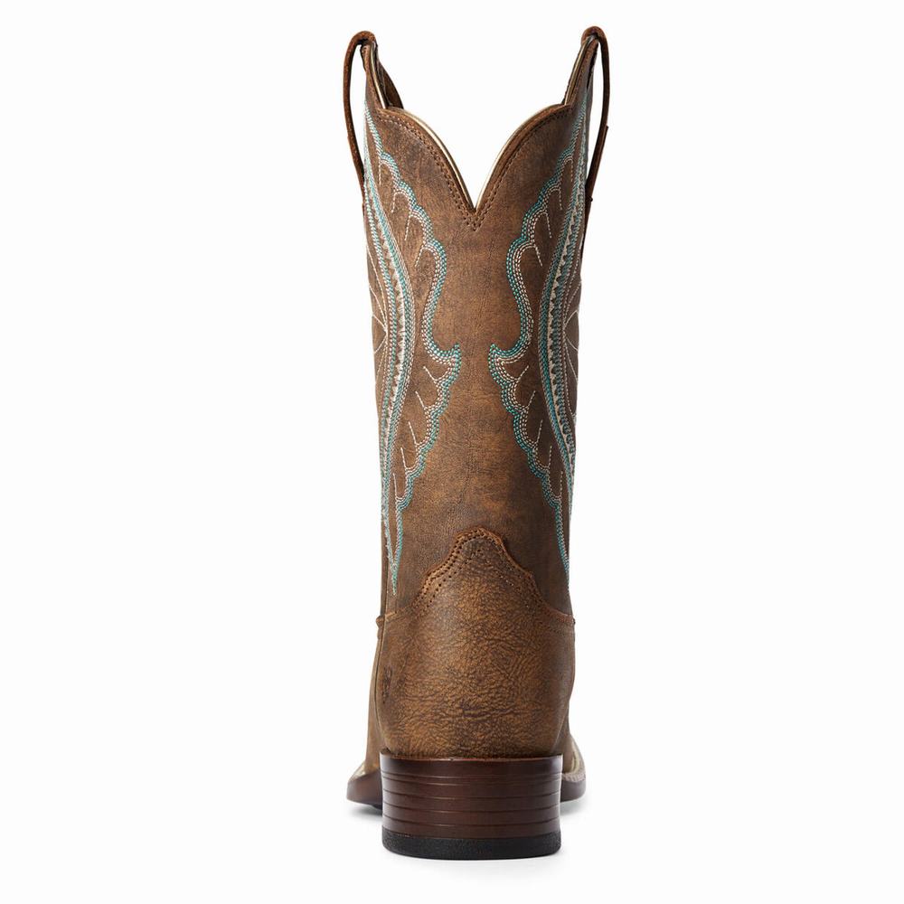 Ariat PrimeTime Western Stövlar Dam Bruna | 968-MGIBRQ