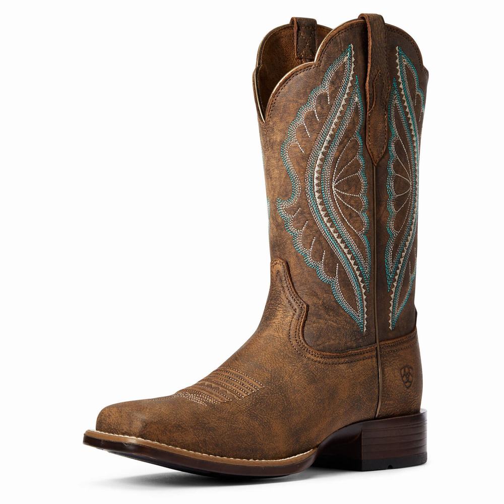 Ariat PrimeTime Western Stövlar Dam Bruna | 968-MGIBRQ