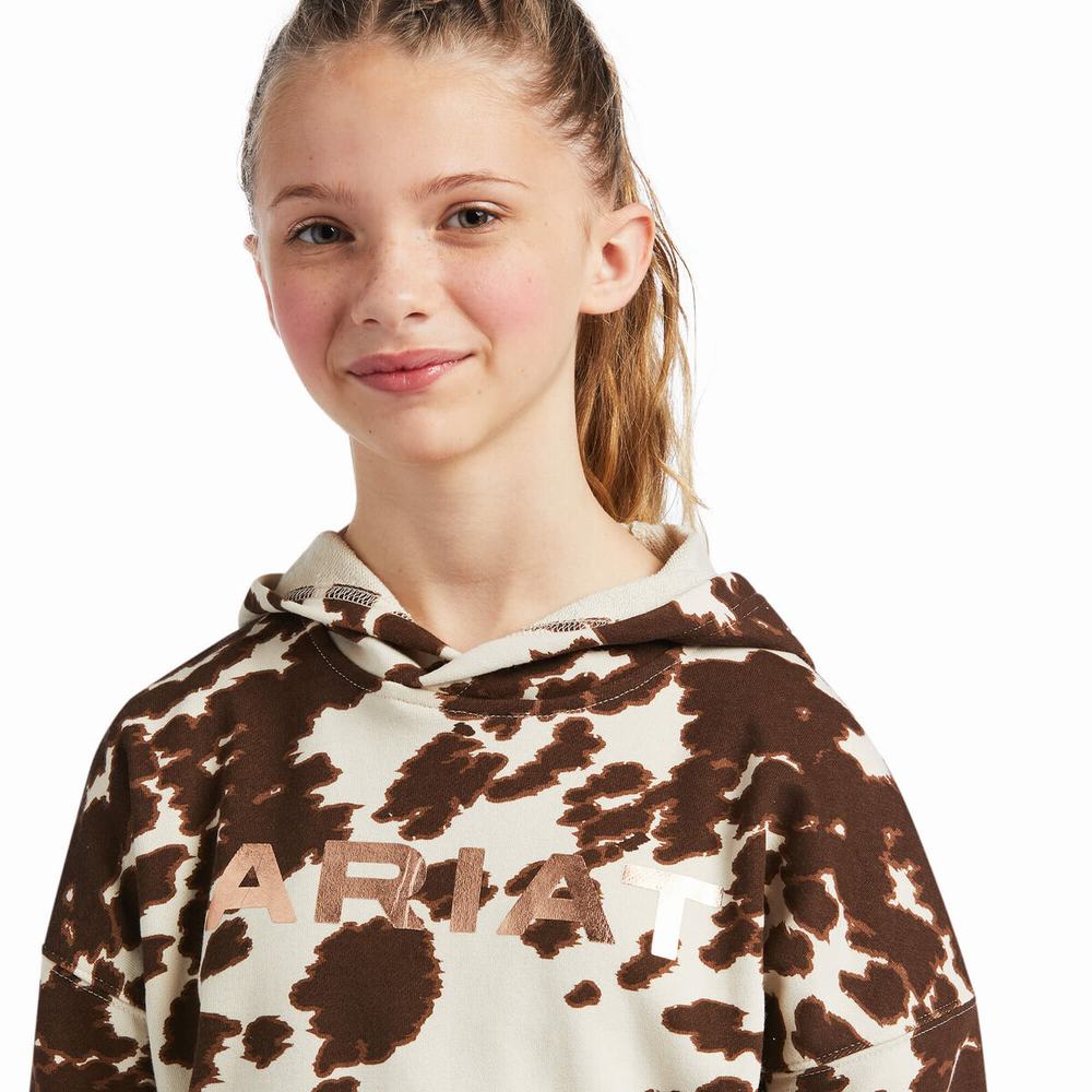 Ariat REAL Pony Hoodie Barn Olika Färger | 269-KTDQBU