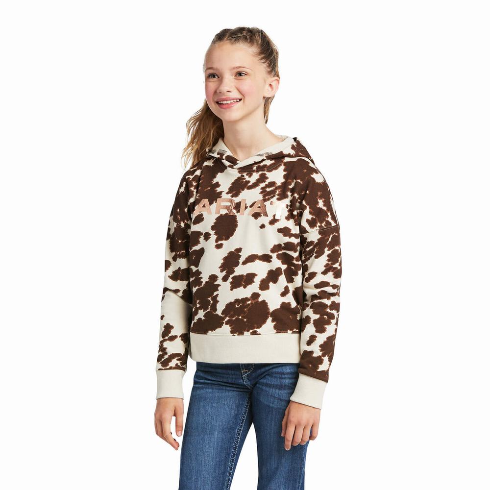 Ariat REAL Pony Hoodie Barn Olika Färger | 269-KTDQBU