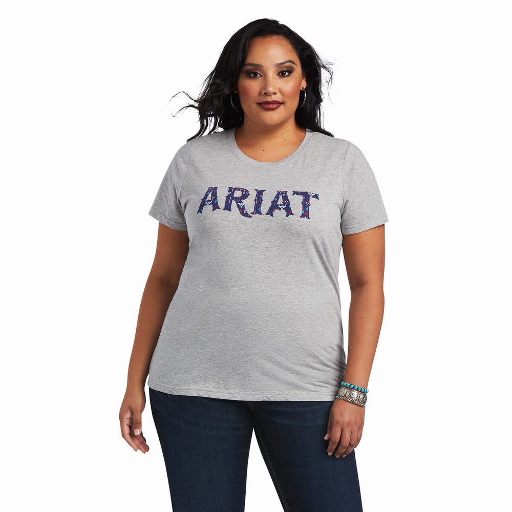 Ariat REAL Tribal Lore Relaxed Blast Dam Grå | 085-ICAZLF