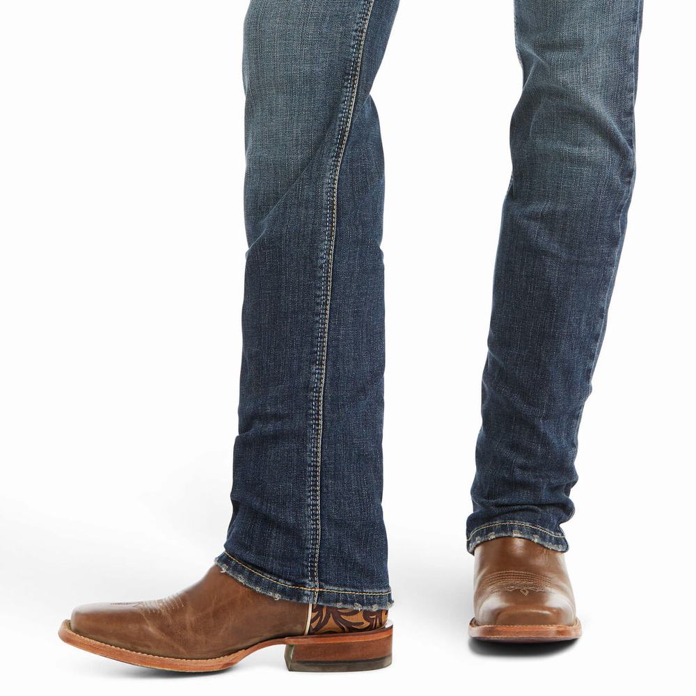 Ariat R.E.A.L. High Rise Destiny Straight Jeans Dam Blå | 147-WABPMZ