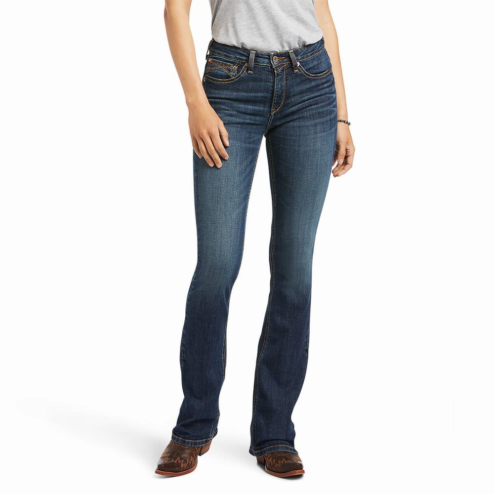 Ariat R.E.A.L. High Rise Fernanda Cut Skinny Jeans Dam Blå | 975-SJHDFP