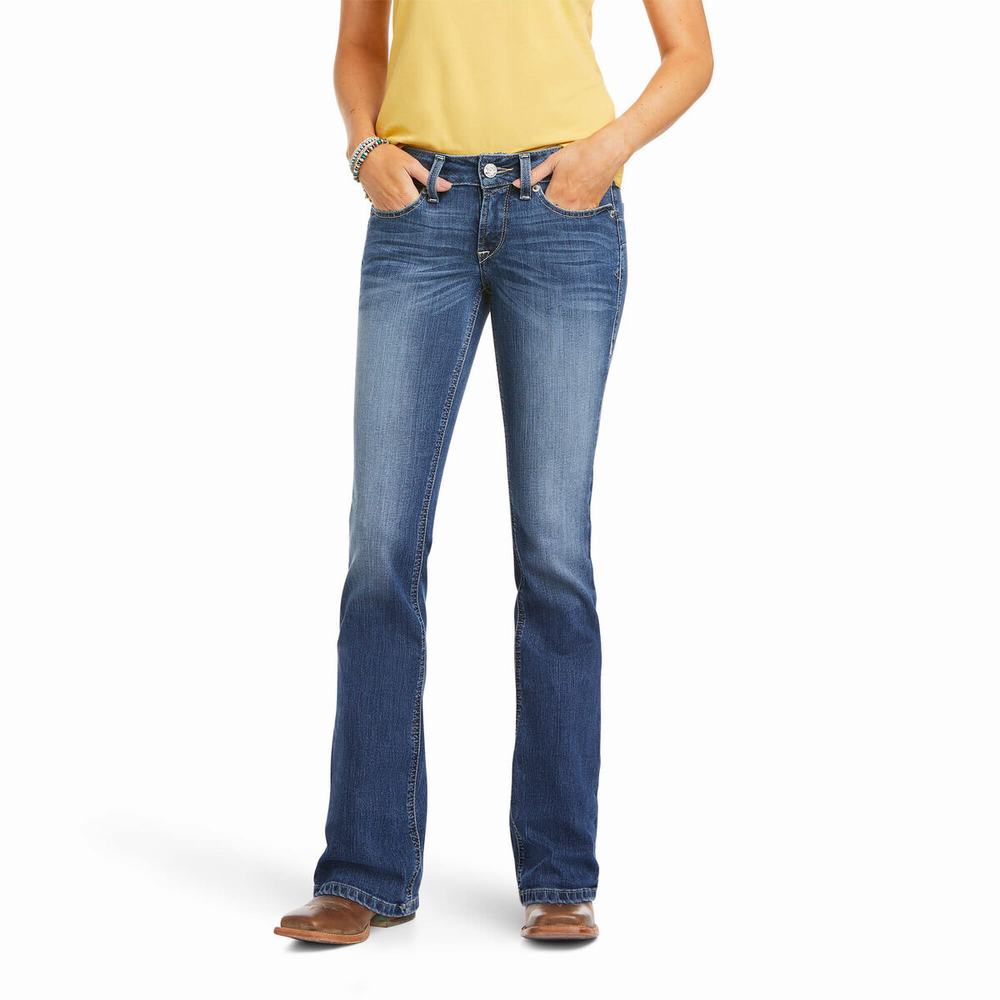 Ariat R.E.A.L. MID Rise Samara Cut Skinny Jeans Dam Olika Färger | 082-SDBZNX