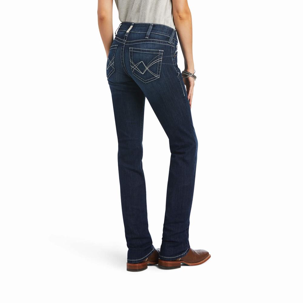 Ariat R.E.A.L. Mid Rise Clarissa Straight Jeans Dam Olika Färger | 120-YDTEXI