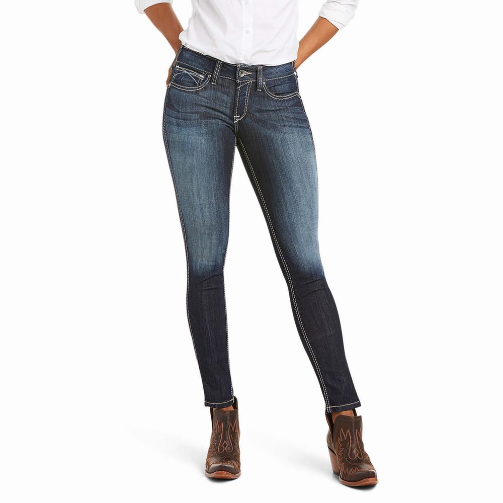 Ariat R.E.A.L. Mid Rise Stretch Outseam Ella Skinny Skinny Jeans Dam Olika Färger | 192-NQGVZH