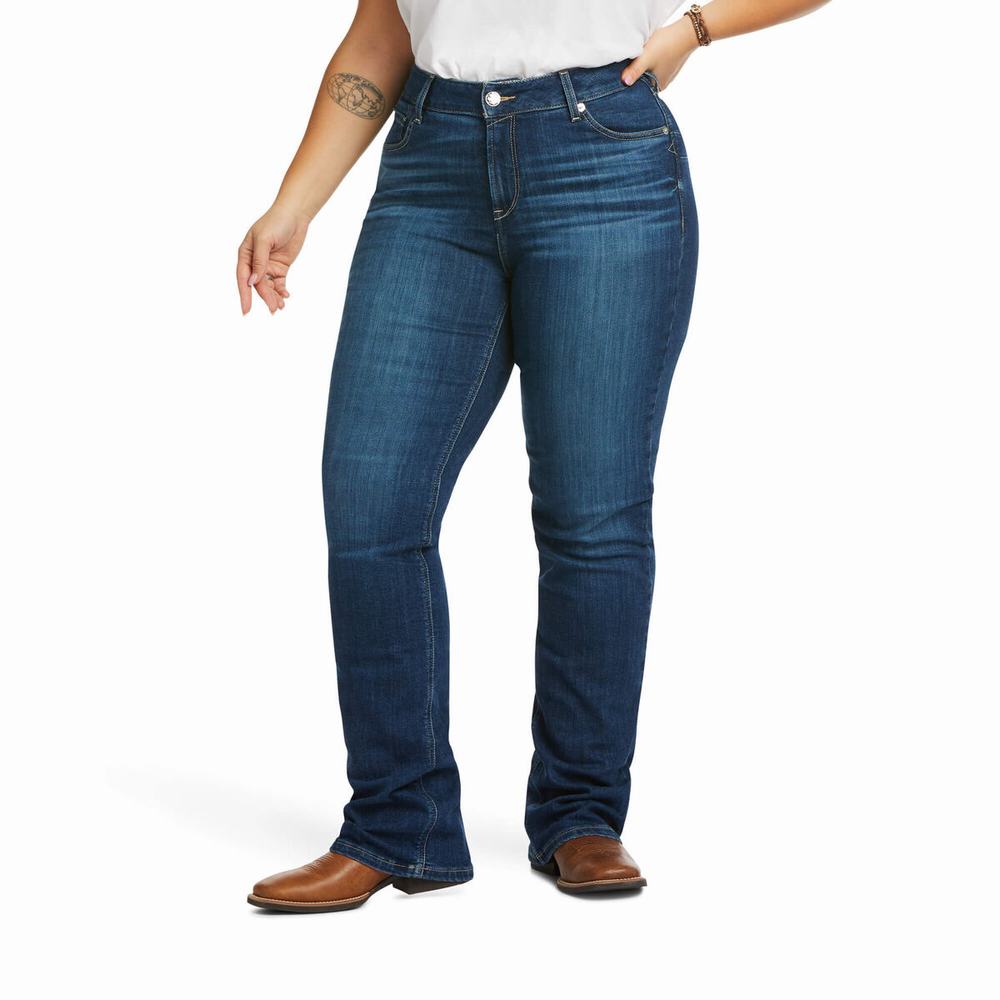 Ariat R.E.A.L. Perfect Rise Abby Straight Jeans Dam Olika Färger | 546-WPMSVX