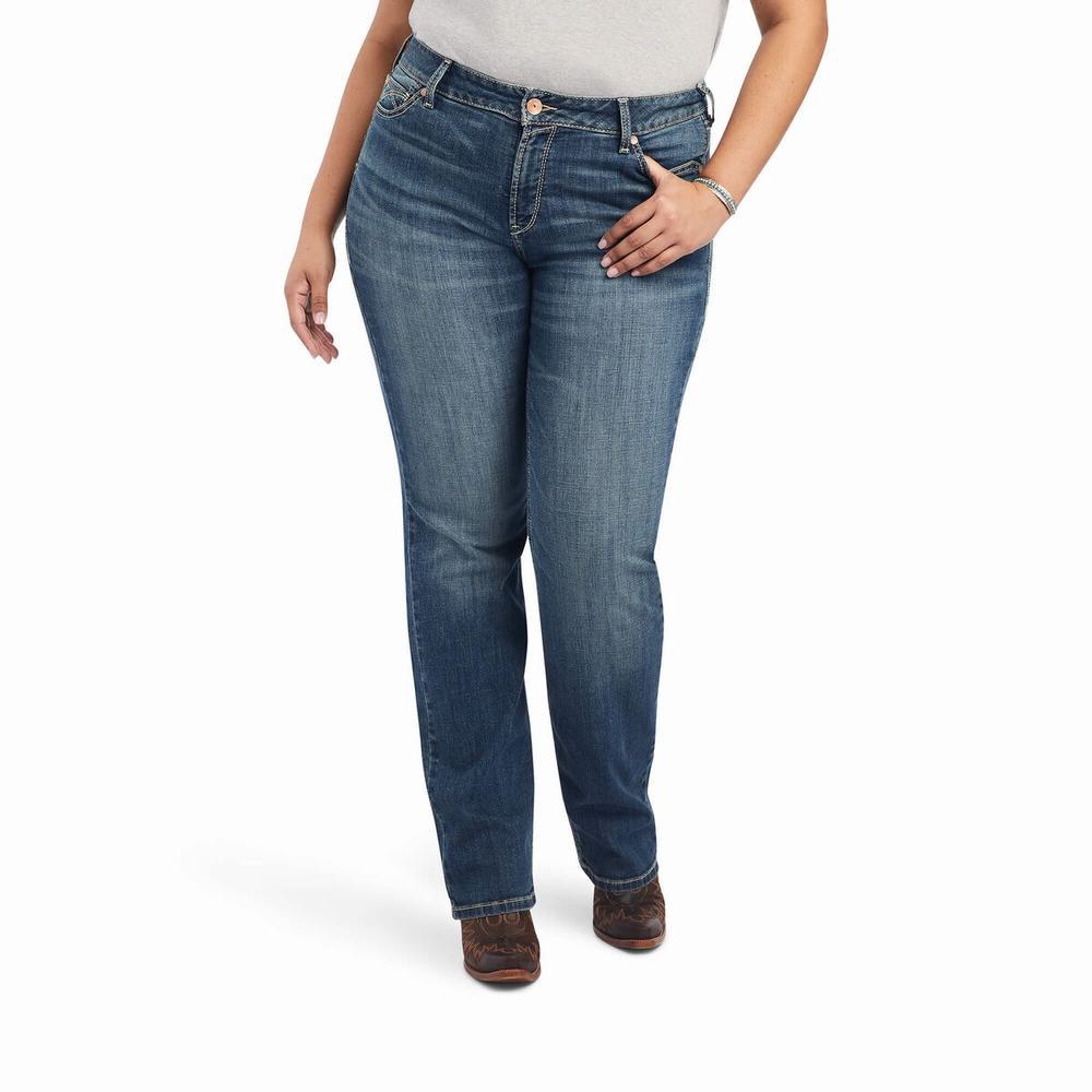 Ariat R.E.A.L. Perfect Rise Daphne Straight Jeans Dam Olika Färger | 063-WQKERD