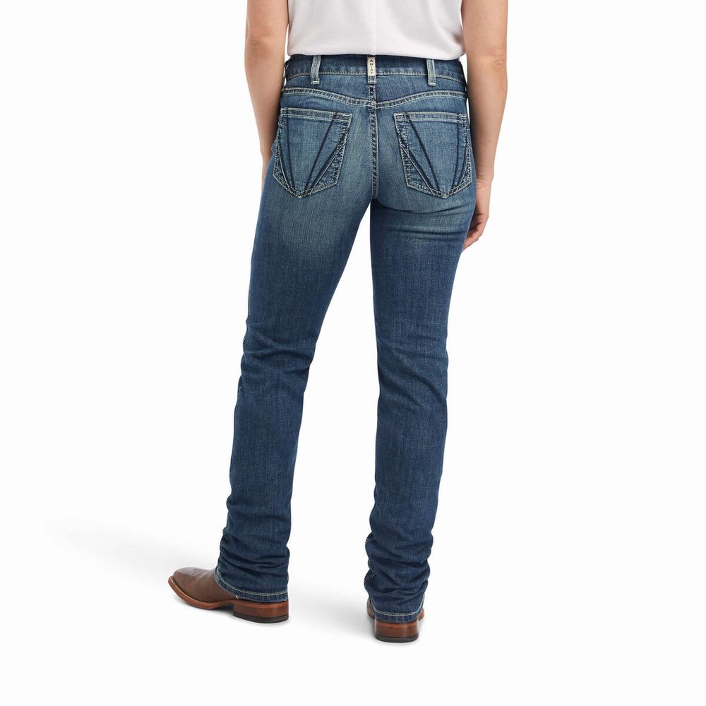 Ariat R.E.A.L. Perfect Rise Daphne Straight Jeans Dam Olika Färger | 063-WQKERD